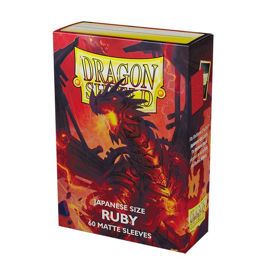 Dragon Shield Japanese size Matte Sleeves - Ruby &
