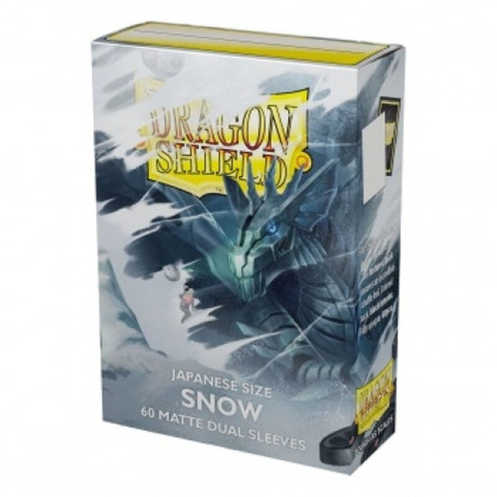 Dragon Shield Japanese size Dual Matte Sleeves - Snow &