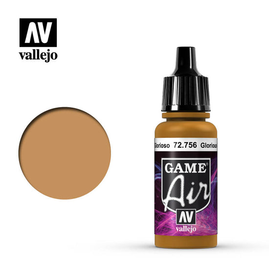Vallejo 17ml Game Air - Glorious Gold 