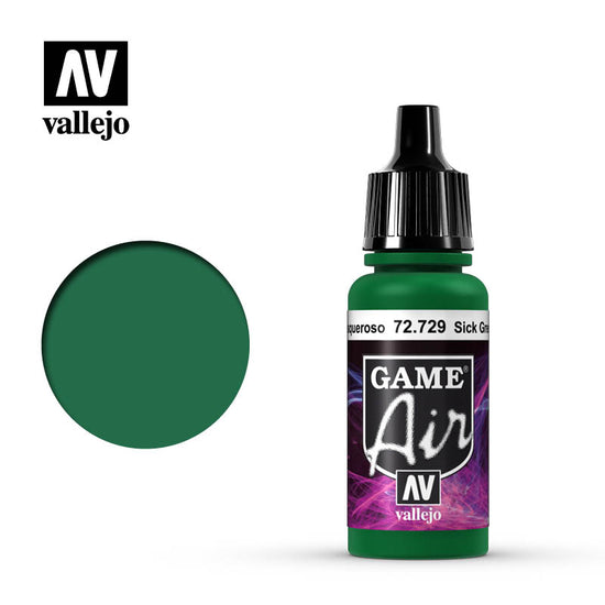 Vallejo 17ml Game Air - Sick Green 
