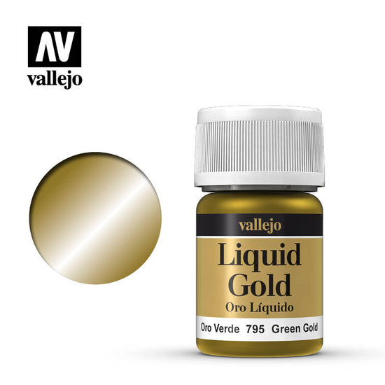 Vallejo 35ml Liquid Gold - Green Gold 