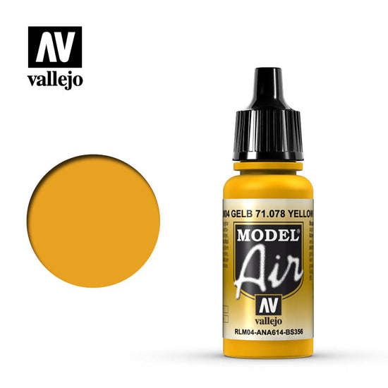 Vallejo 17ml Model Air - Yellow RLM04 