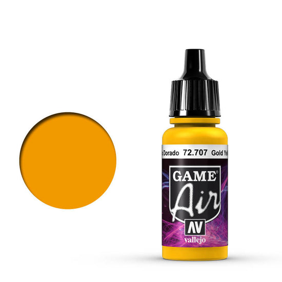 Vallejo 17ml Game Air - Gold Yellow 