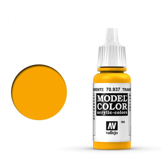 Vallejo 17ml Model Color - Transparent Yellow 
