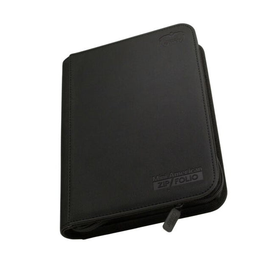 Ultimate Guard Zipfolio 360 - 18-Pocket XenoSkin Mini American - Black