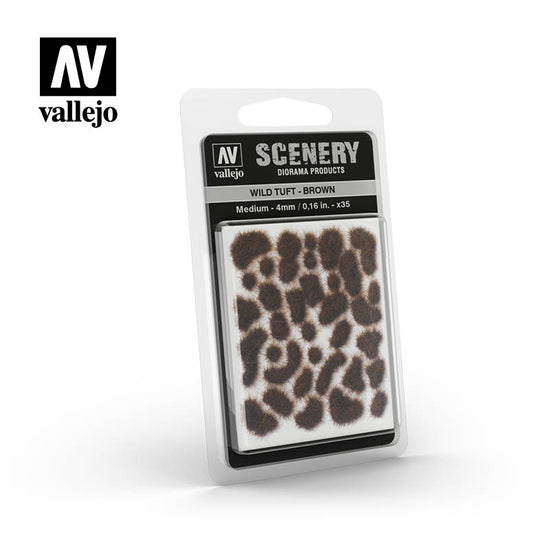 Vallejo Medium Scenery - Wild Tuft – Brown 