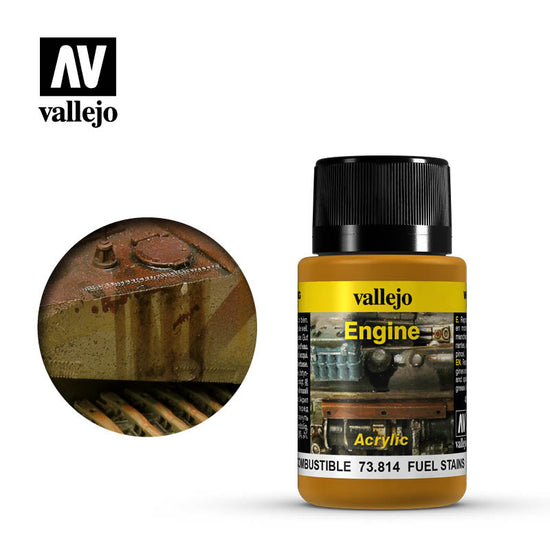 Vallejo 40ml Weathering Effects - Fuel Stains 