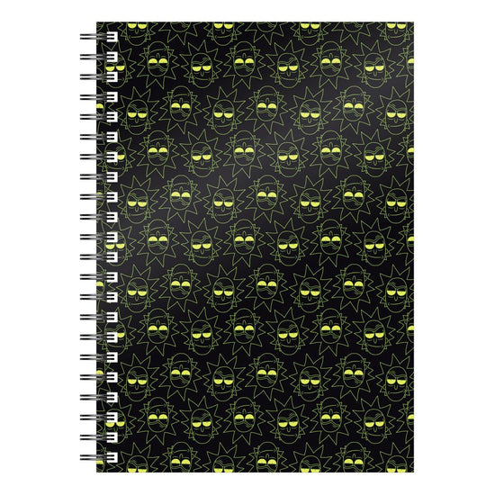 Rick & Morty Notebook Rick Pattern