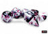 Chessex CHX26469 - Gemini Black-White/pink Polyhedral 7-Dice Set - 601982045593 - crystallotus.eu