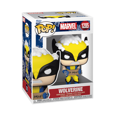 Funko Pop! Marvel: Holiday - Wolverine W/ Sign