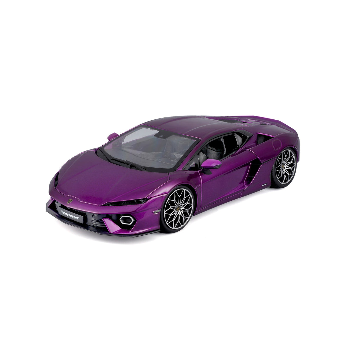 Bburago 1:18 Lamborghini Temerario Purple (2024) - 4893993100033 - crystallotus.eu