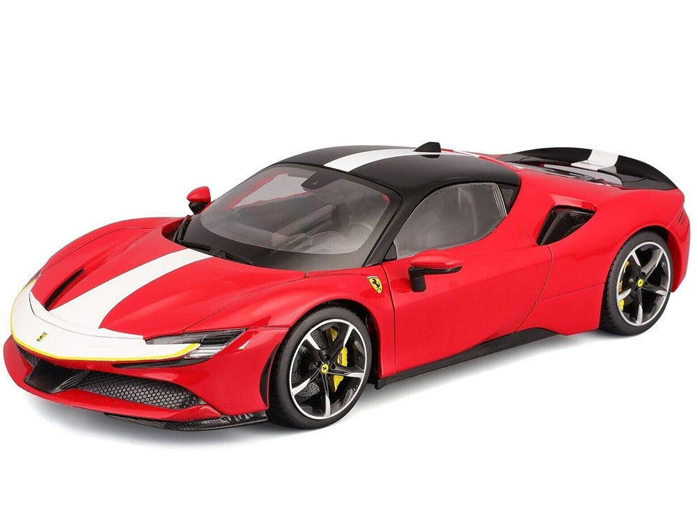 Bburago 1:18 Signature Ferrari SF90 Stradale Assetto Fiorano (2020) Red - 4893993169115 - crystallotus.eu