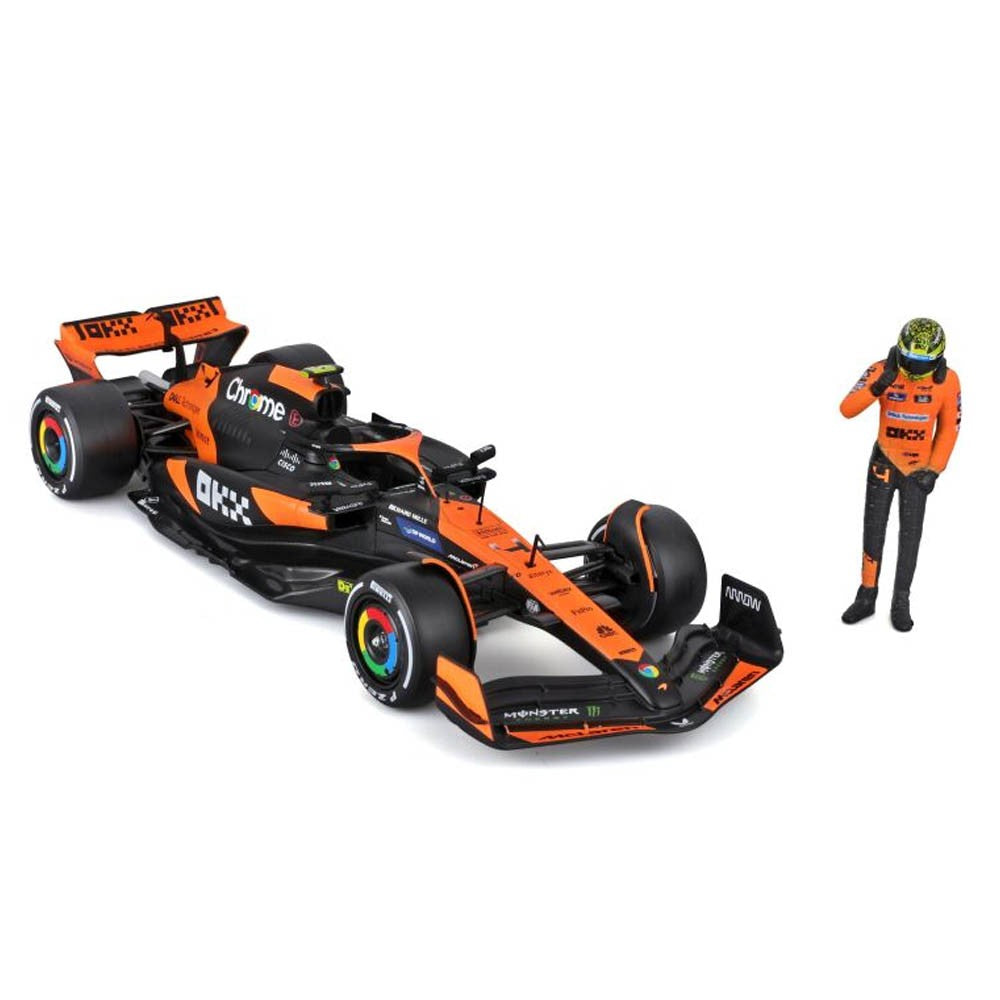 Bburago 1:24 F1 McLaren Team MCL38 with driver figure (