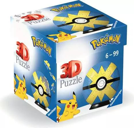 Ravensburger - 3D Puzzle: Pokemon Quick Ball 54 pcs (11580) - 4005556115808 - crystallotus.eu