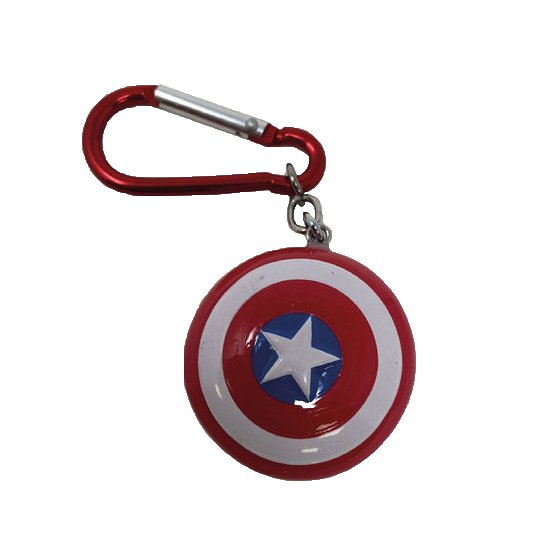 3D Polyresin Keychain - Captain America (Shield) - 5050293391250 - CrystalLotus.eu