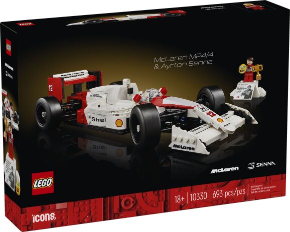 LEGO 10330 - Icons McLaren MP4/4 &amp; Ayrton Senna - 401958010330 - crystallotus.eu