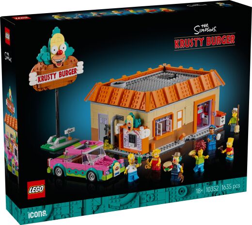 LEGO 10352 - Icons The Simpons: Krusty Burger - 401958010352 - crystallotus.eu