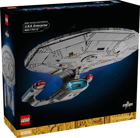 LEGO 10356 - Icons Star Trek: USS Enterprise NCC 1701-D - 401958010356 - crystallotus.eu