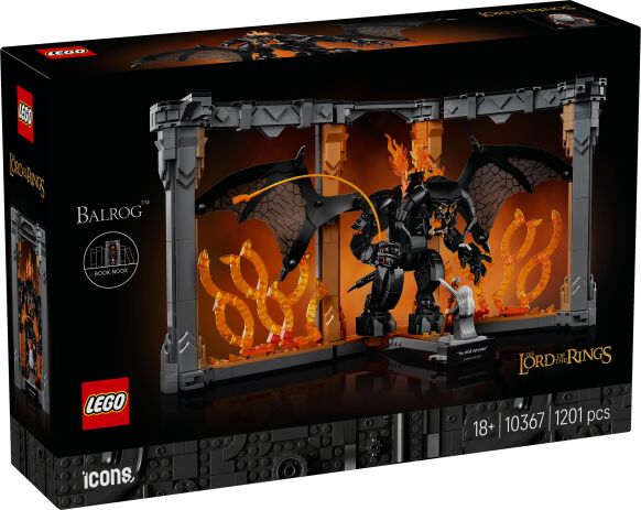 LEGO 10367 - Icons The Lord Of The Rings: Balrog Book Nook - 401958010367 - crystallotus.eu