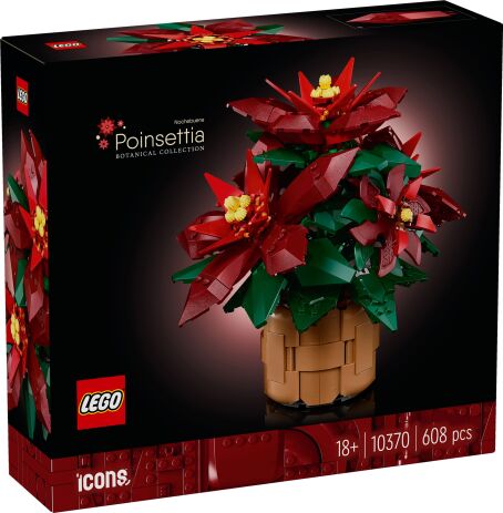 LEGO 10370 - Icons Botanicals Poinsettia - 401958010370 - crystallotus.eu