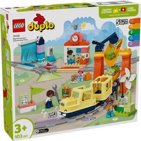 LEGO 10428 - Big Interactive Community Train - 401958010428 - crystallotus.eu