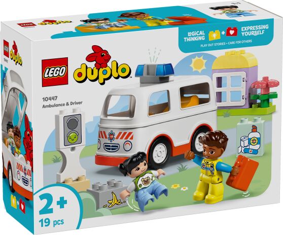 LEGO 10447 - Ambulance &amp; Driver - 401958010447 - crystallotus.eu