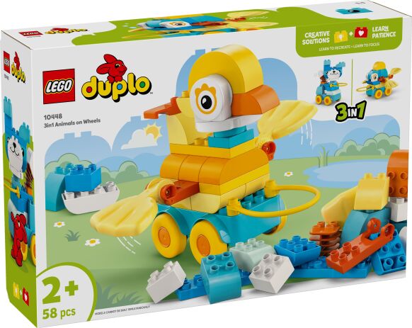 LEGO 10448 - 3in1 Animals On Wheels - 401958010448 - crystallotus.eu
