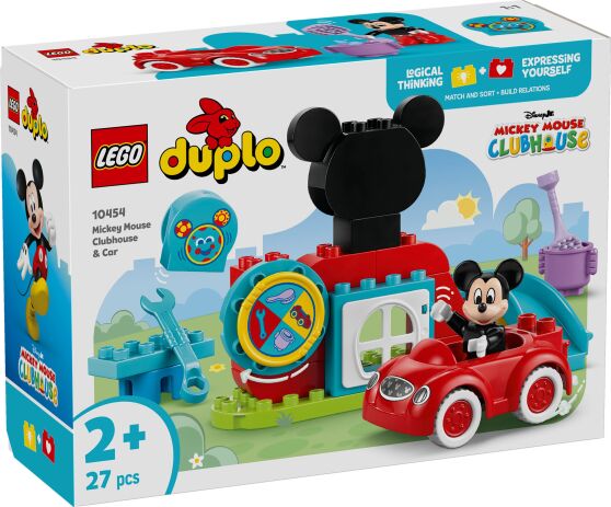 LEGO 10454 - Disney Mickey Mouse Clubhouse &amp; Car - 401958010454 - crystallotus.eu
