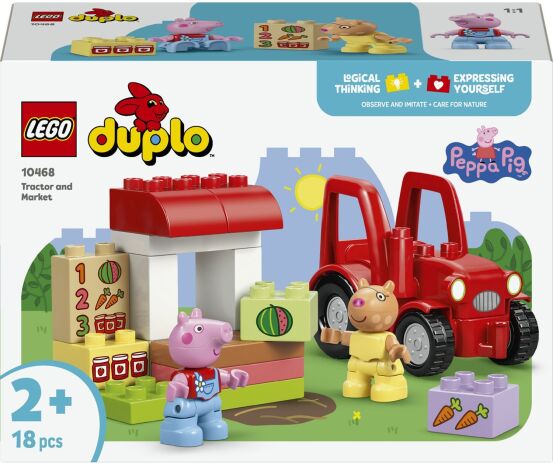 LEGO 10468 - Peppa Pig Tractor &amp; Market - 401958010468 - crystallotus.eu