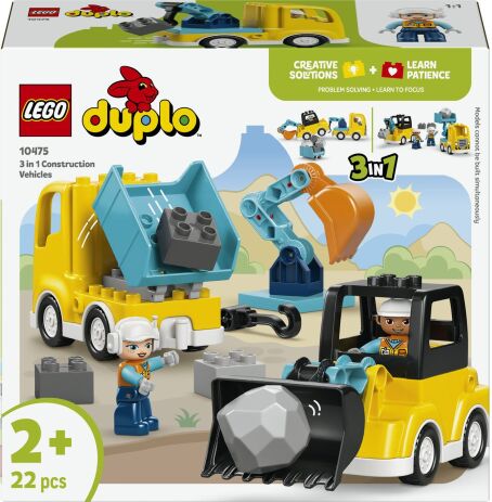 LEGO 10475 - 3in1 Construction Vehicles - 401958010475 - crystallotus.eu