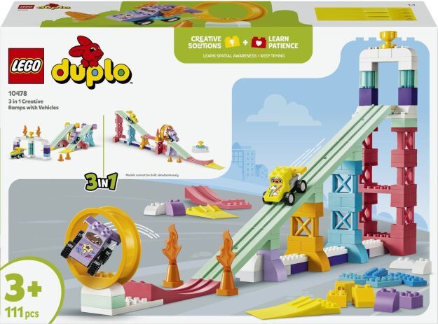 LEGO 10478 - 3in1 Creative Ramps With Vehicles - 401958010478 - crystallotus.eu