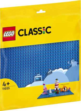 LEGO 11025 - Classic Blue Baseplate - 401958011025 - crystallotus.eu