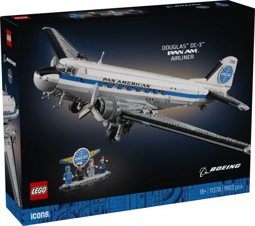 LEGO 11378 - Icons Douglas DC3 Panam Airliner - 401958011378 - crystallotus.eu