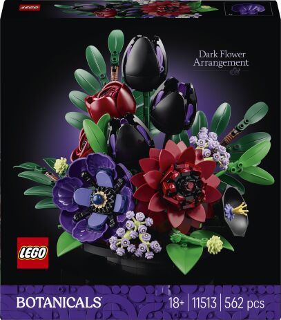 LEGO 11513 - Botanicals Dark Flower Arrangement - 401958011513 - crystallotus.eu