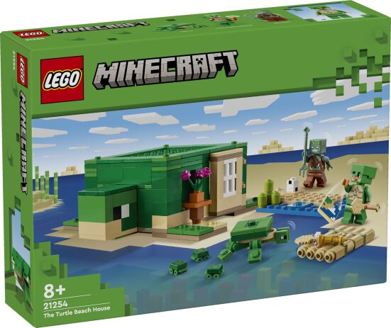 LEGO 21254 - Minecraft The Turtle Beach House - 401958021254 - crystallotus.eu