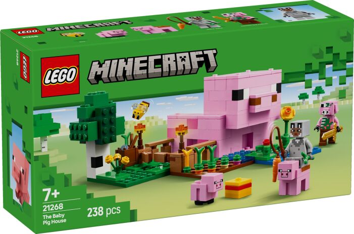 LEGO 21268 - Minecraft The Baby Pig House - 401958021268 - crystallotus.eu
