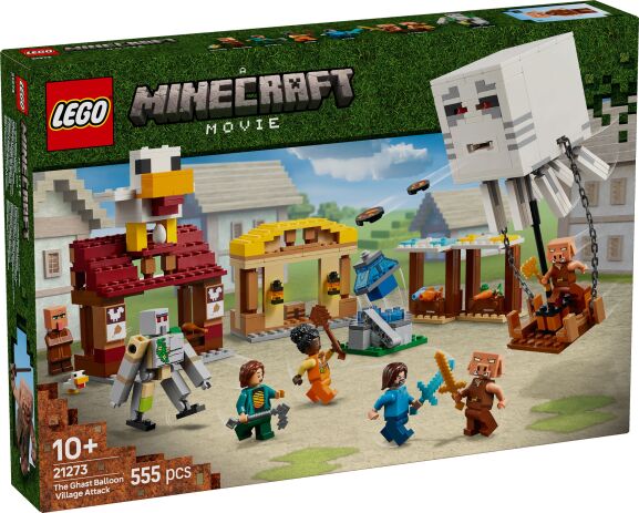 LEGO 21273 - Minecraft The Ghast Balloon Village Attack - 401958021273 - crystallotus.eu