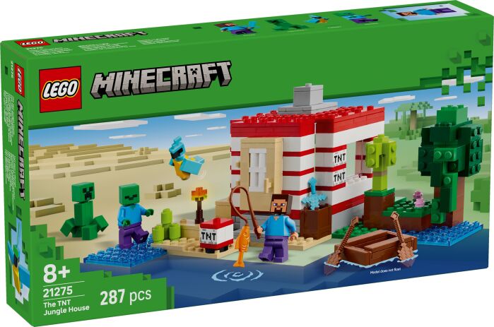 LEGO 21275 - Minecraft The TNT Jungle House - 401958021275 - crystallotus.eu