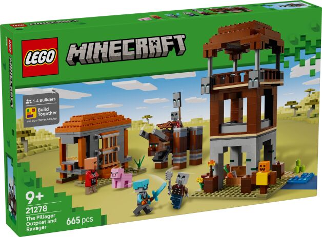 LEGO 21278 - Minecraft The Pillager Outpost &amp; Ravager - 401958021278 - crystallotus.eu