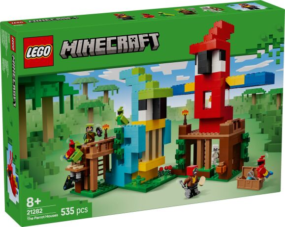 LEGO 21282 - Minecraft The Parrot Houses - 401958021282 - crystallotus.eu