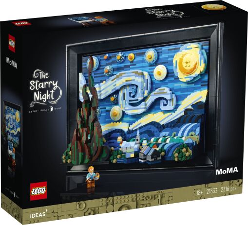LEGO 21333 - Ideas Vincent Van Gogh: The Starry Night - 401958021333 - crystallotus.eu