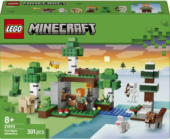 LEGO 21593 - Minecraft First Night Adventure - 401958021593 - crystallotus.eu