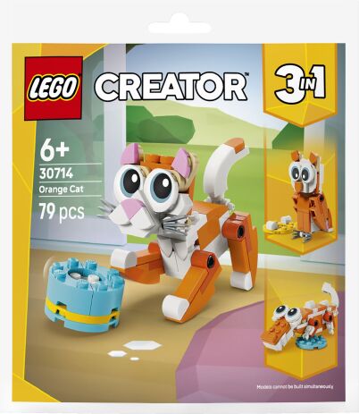 LEGO 30714 - Creator 3in1 Orange Cat Mini Builds - 401958030714 - crystallotus.eu