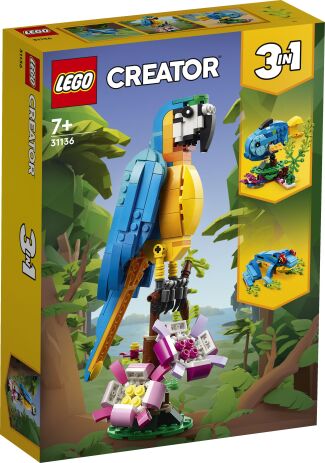 LEGO 31136 - Creator 3in1 Exotic Parrot - 401958031136 - crystallotus.eu