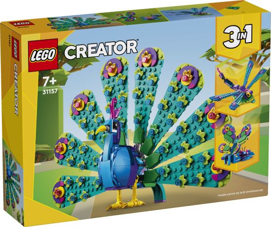 LEGO 31157 - Creator 3in1 Exotic Peacock - 401958031157 - crystallotus.eu