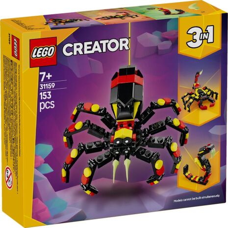 LEGO 31159 - Creator 3in1 Wild Animals: Surprising Spider - 401958031159 - crystallotus.eu