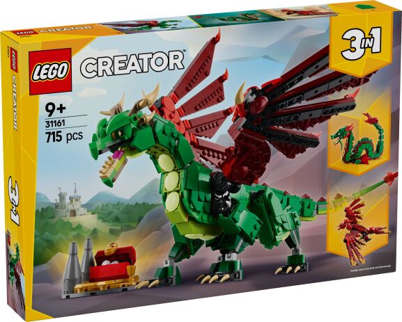 LEGO 31161 - Creator 3in1 Medieval Dragon - 401958031161 - crystallotus.eu
