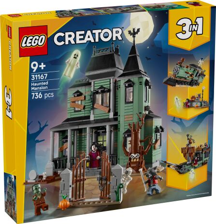 LEGO 31167 - Creator 3in1 Haunted Mansion - 401958031167 - crystallotus.eu
