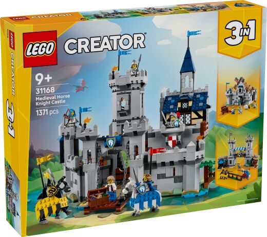 LEGO 31168 - Creator 3in1 Medieval Horse Knight Castle - 401958031168 - crystallotus.eu