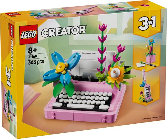 LEGO 31169 - Creator 3in1 Typewriter With Flowers - 401958031169 - crystallotus.eu